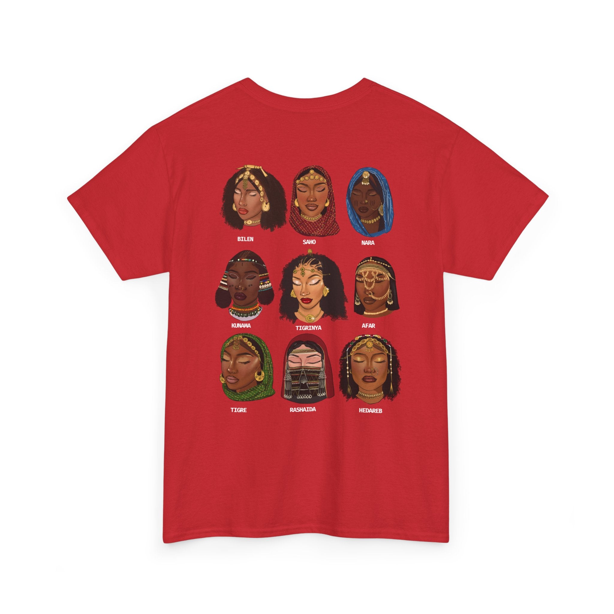 Eritrea Tribes - Unisex Heavy Cotton Tee